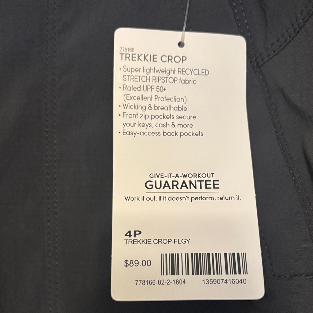 Athleta Trekkie Crop Pants in Gray